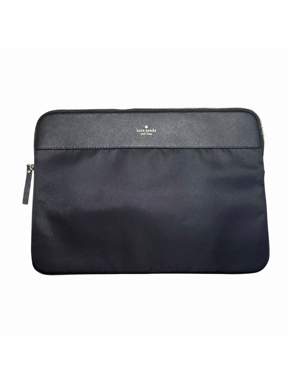 Kate Spade Black 13” Laptop Sleeve Zip Closure